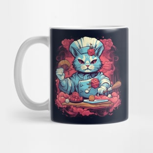 Cooking Chef Cat Mug